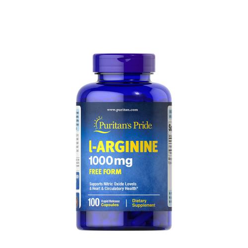 Puritan's Pride L-arginin 1000 mg - Aminokyselina (100 Kapsla)