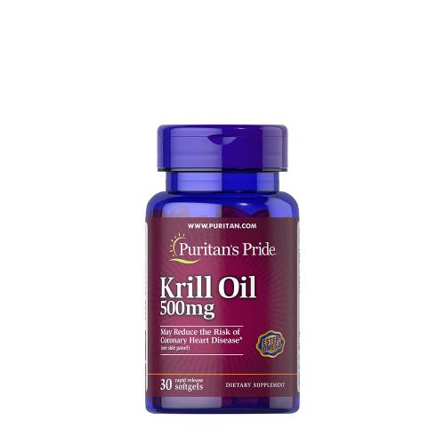 Puritan's Pride Krillový olej 500 mg - Krill Oil 500 mg (30 Měkká kapsla)