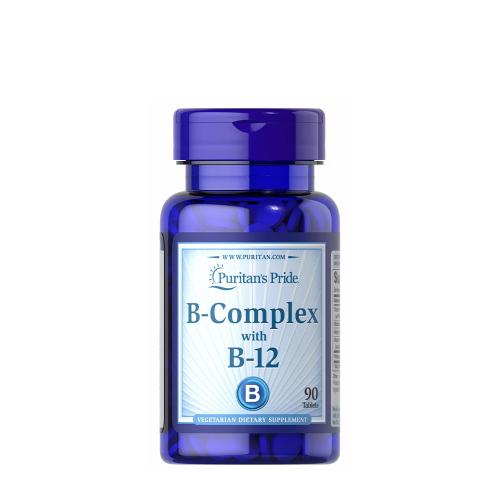 Puritan's Pride Vitamin B-komplex a vitamin B-12 - Vitamin B-Complex and Vitamin B-12 (90 Tableta)