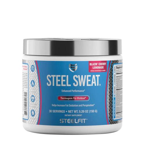 Steelfit Steel Sweat® - termogenní předtréninkový přípravek - Steel Sweat® - Thermogenic Pre-workout (150 g, Blazin' Cherry Lemonade)