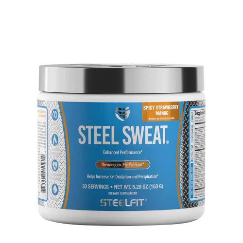 Steelfit Steel Sweat® - termogenní předtréninkový přípravek - Steel Sweat® - Thermogenic Pre-workout (150 g, Spicy Strawberry Mango)