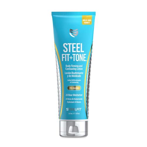 Steelfit Steel Fit + Tone - Zpevňující a konturovací tělové mléko (mléko a med) - Steel Fit + Tone - Body Firming and Contouring Lotion (Milk and Honey) (8 Oz.)