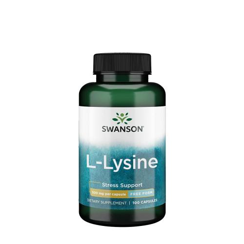 Swanson L-Lysin ve volné formě - Free-Form L-Lysine (100 Kapsla)