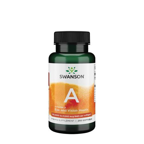 Swanson Vitamin A - Vitamin A (250 Měkká kapsla)