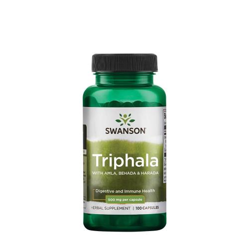 Swanson Triphala s amlou, bahadou a haradou 500 mg - Triphala With Amla, Behada & Harada 500 mg (100 Kapsla)