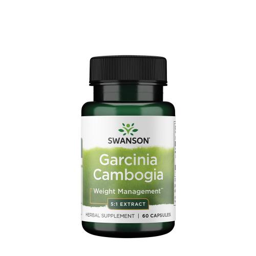Swanson Garcinia Cambogia extrakt 5:1 80 mg - Garcinia Cambogia 5:1 Extract 80 mg (60 Kapsla)