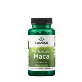   Swanson Plné spektrum Maca 500 mg - Full Spectrum Maca 500 mg (100 Kapsla)