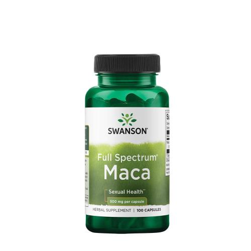 Swanson Plné spektrum Maca 500 mg - Full Spectrum Maca 500 mg (100 Kapsla)