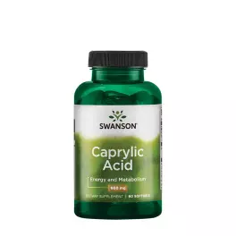  Swanson Kyselina kaprylová 600 MG - Caprylic Acid 600 MG (60 Měkká kapsla)