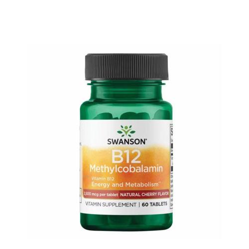 Swanson Vitamin B12 metylkobalamin - Vitamin B12 Methylcobalamin (60 Tableta)