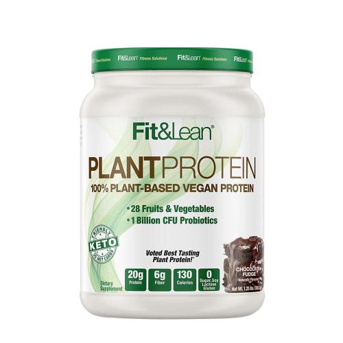 Fit & Lean Rostlinné bílkoviny - Plant Protein (566 g, Čokoládový fondán)