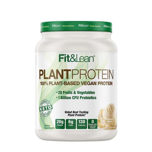 Fit & Lean Rostlinné bílkoviny - Plant Protein (533 g, Krémová vanilka)