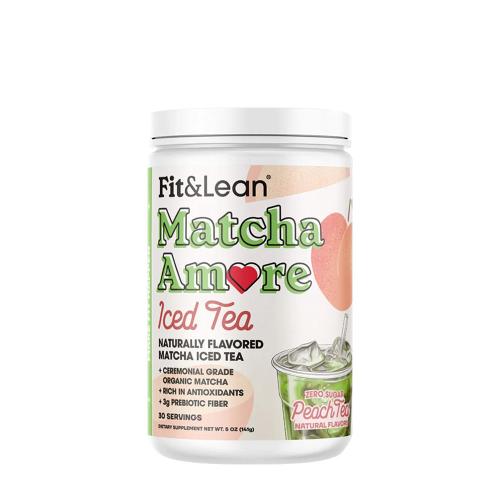 Fit & Lean Matcha Amore - Iced Tea (140 g, Broskvový ledový čaj)