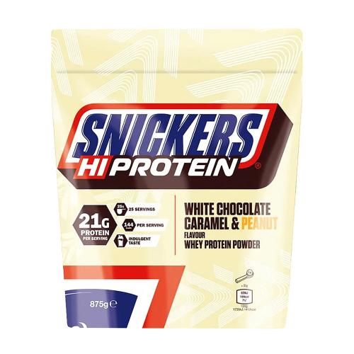 Snickers Proteinový prášek Snickers - Snickers Protein Powder (875 g, Bílá čokoláda, karamel a arašídy)