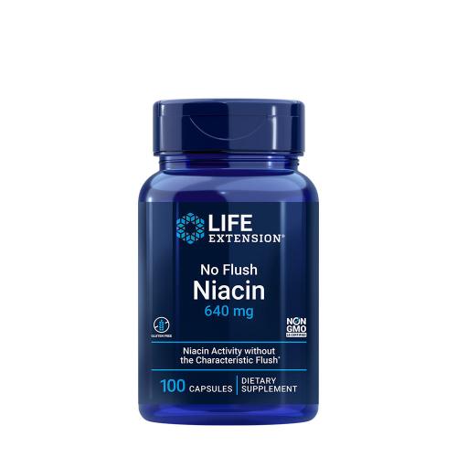 Life Extension Niacin (inositol hexanikotinát) 640 mg (100 Kapsla)