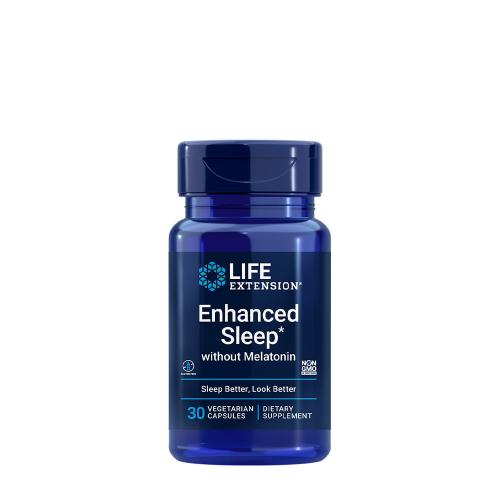 Life Extension Formule na podporu spánku bez melatoninu (30 Veg Kapsla)