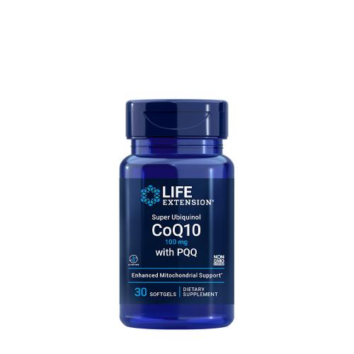 Life Extension Super Ubiquinol CoQ10 s PQQ 100 mg (30 Měkká kapsla)