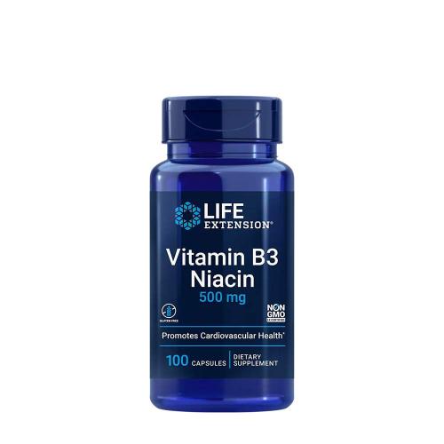 Life Extension Vitamin B3 (niacin) 500 mg (100 Veg Kapsla)