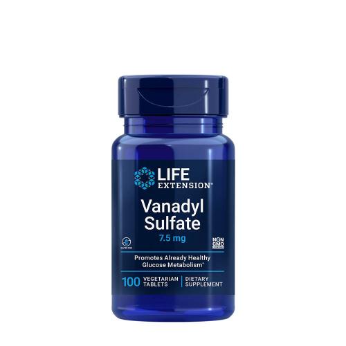 Life Extension Podpora metabolismu glukózy Vanadyl sulfát 7,5 mg (100 Veg Tableta)