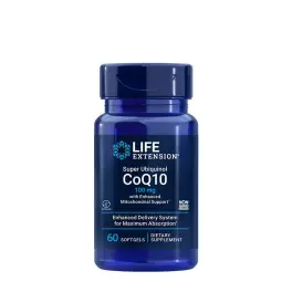   Life Extension Super Ubiquinol CoQ10 100 mg - Zvýšená podpora mitochondrií (60 Měkká kapsla)