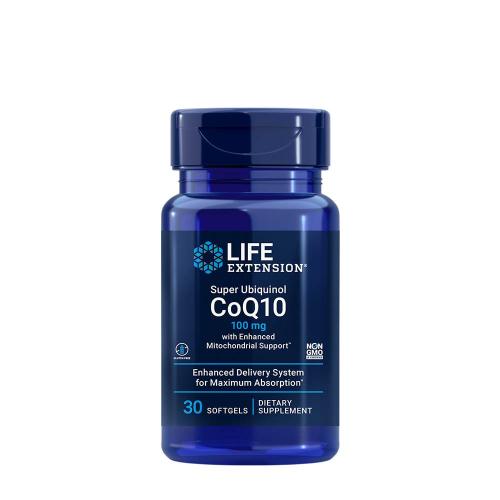 Life Extension Super Ubiquinol CoQ10 100 mg - Zvýšená podpora mitochondrií (30 Měkká kapsla)