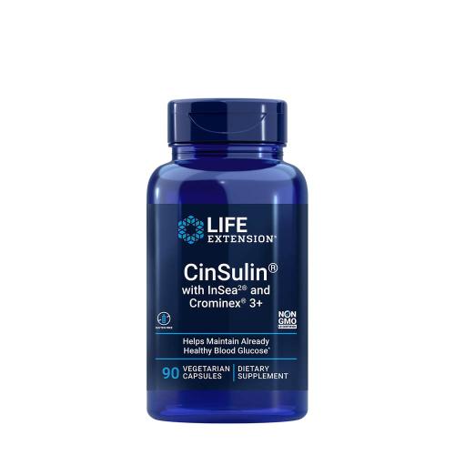 Life Extension CinSulin s InSea2 a Crominex 3+ (90 Veg Kapsla)
