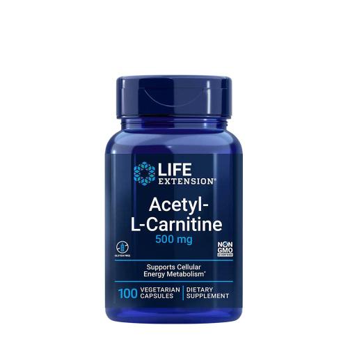 Life Extension Acetyl-L-karnitin 500 mg (100 Veg Kapsla)