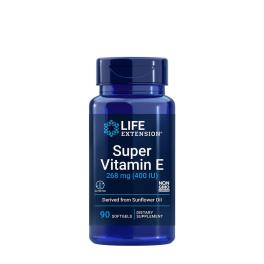   Life Extension Vitamin E (biologicky dostupný) 268 mg - Super vitamin E (90 Měkká kapsla)