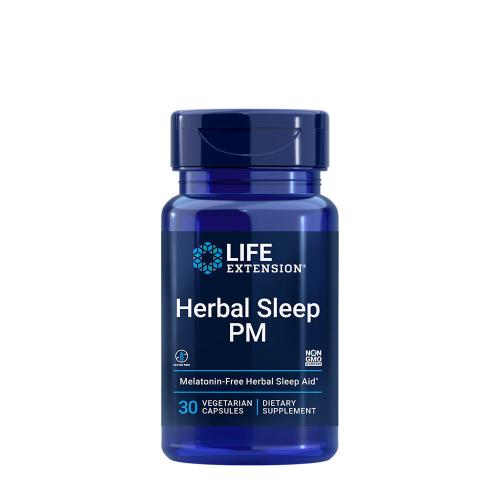 Life Extension Podpora spánku Bylinný extrakt Kapsle - Herbal Sleep PM (30 Veg Kapsla)