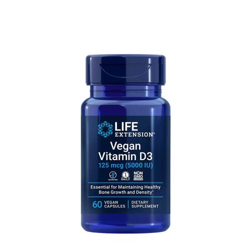 Life Extension Veganský vitamín D3 125 mcg (5000 IU) (60 Veg Kapsla)
