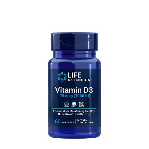 Life Extension Vitamin D3 175 mcg (7000 IU)  (60 Měkká kapsla)