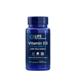 Life Extension Vitamin D3 s mořským jódem™  (60 Kapsla)