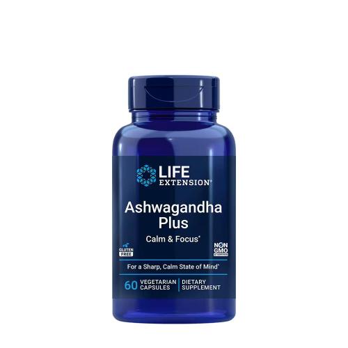 Life Extension Ashwagandha Plus Calm & Focus - Ashwagandha Plus Calm & Focus (60 Veg Kapsla)
