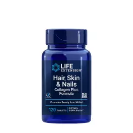   Life Extension Hair, Skin & Nails Collagen Plus Formula (120 Tableta)