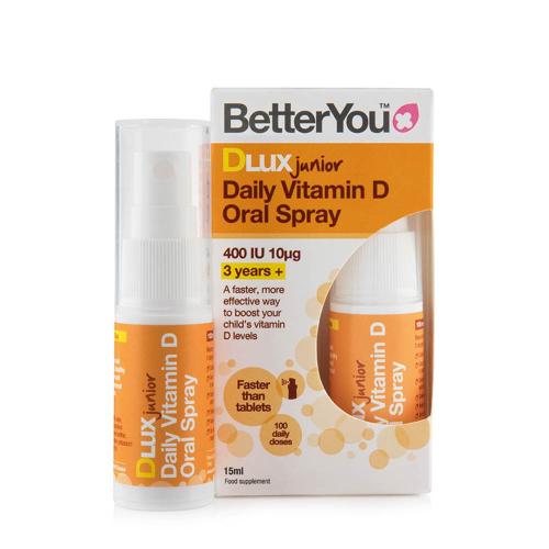 BetterYou Dlux Vitamin D 400 IU ústní sprej pro děti (15 ml)