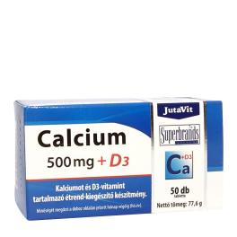 JutaVit Calcium 500 mg + D3 tablet (50 Tableta)
