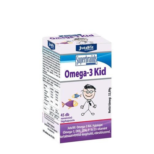 JutaVit Omega-3 Kid Orange Flavoured softgel (45 Měkká kapsla, Pomeranč)