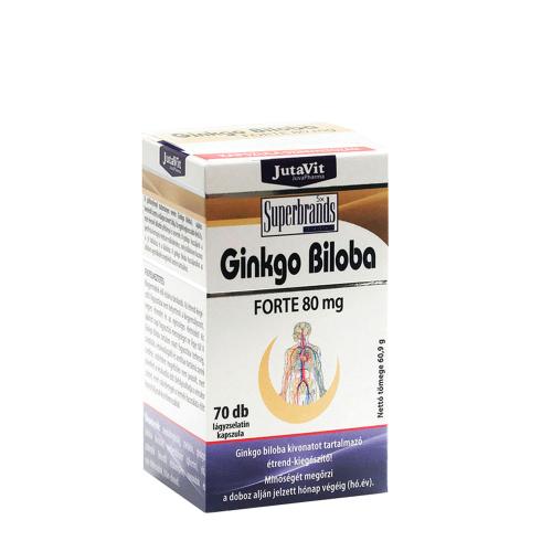 JutaVit Ginkgo Biloba Forte 80 mg softgel (70 Měkká kapsla)