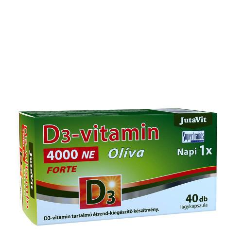 JutaVit Vitamin D3 4000 IU Forte (40 Měkká kapsla)