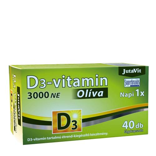 JutaVit Vitamin D3 3000 IU (Olive) (40 Měkká kapsla)