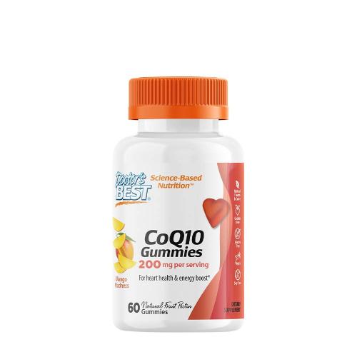 Doctor's Best CoQ10 100 mg gumene cukríky (60 Gumový cukr, Mango)