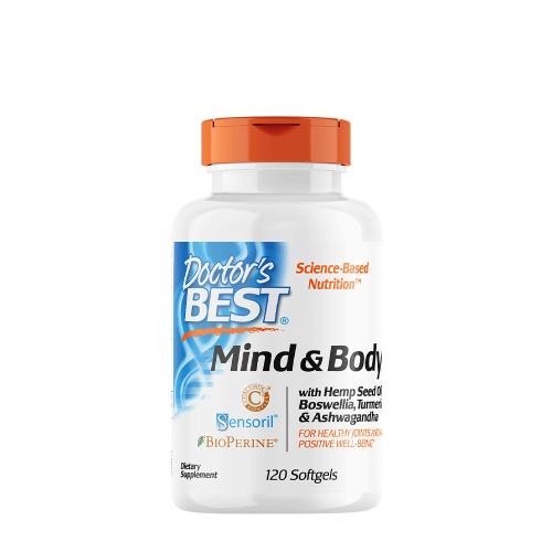 Doctor's Best Mind and Body Komplex pro podporu mysli a těla  (120 Měkká kapsla)