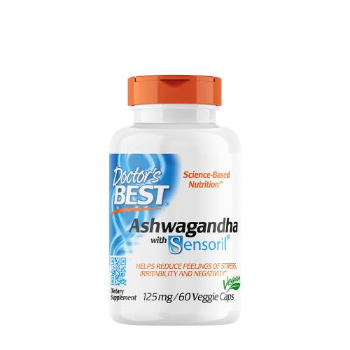 Doctor's Best Ashwagandha so Sensorilom 125 mg (60 Veggie Kapsla)