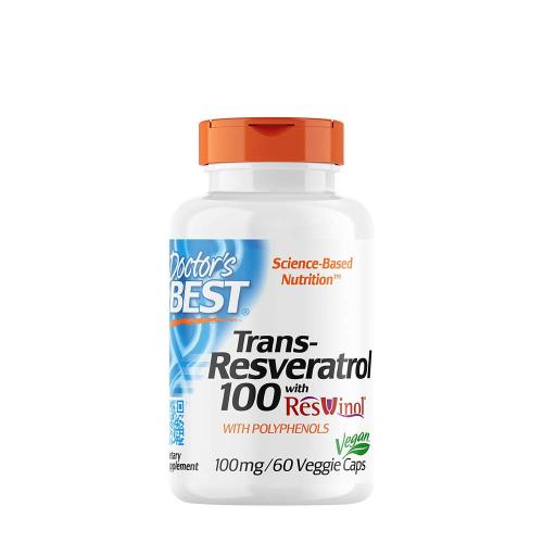 Doctor's Best Trans-Resveratrol 100 mg (60 Veggie Kapsla)