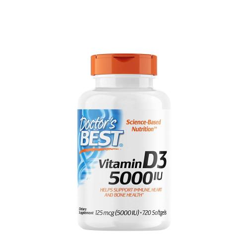 Doctor's Best Vitamin D 5000 IU  (720 Měkká kapsla)