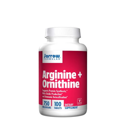 Jarrow Formulas Arginin + ornitin 750 mg (100 Tableta)