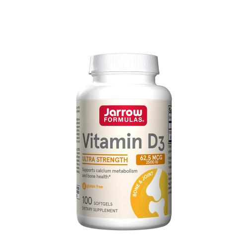 Jarrow Formulas Vitamin D3 2500 IU (100 Měkká kapsla)