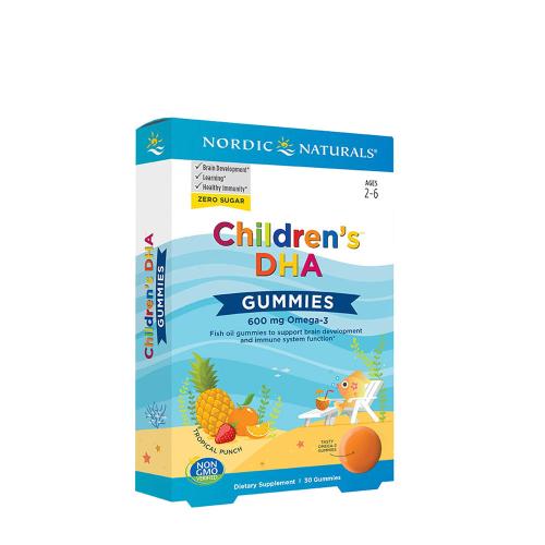 Nordic Naturals DHA 600 mg pro děti - dětská DHA (30 Gumový cukr)