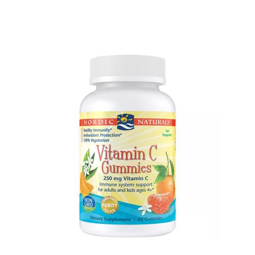 Nordic Naturals Vitamin C 250 mg  (60 Gumový cukr, Mandarin)