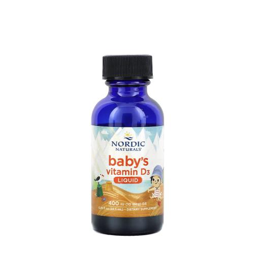 Nordic Naturals Dětský vitamin D3 400 IU - Baby's Vitamin D3 400 IU (22.5 ml)